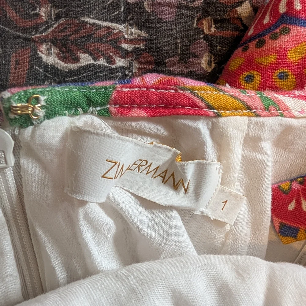 Zimmerman Lovestruck Tie Back Mini Dress - Picture 5 of 7